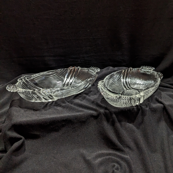 Vintage pickle dish set of 2 - Picture 2 of 9